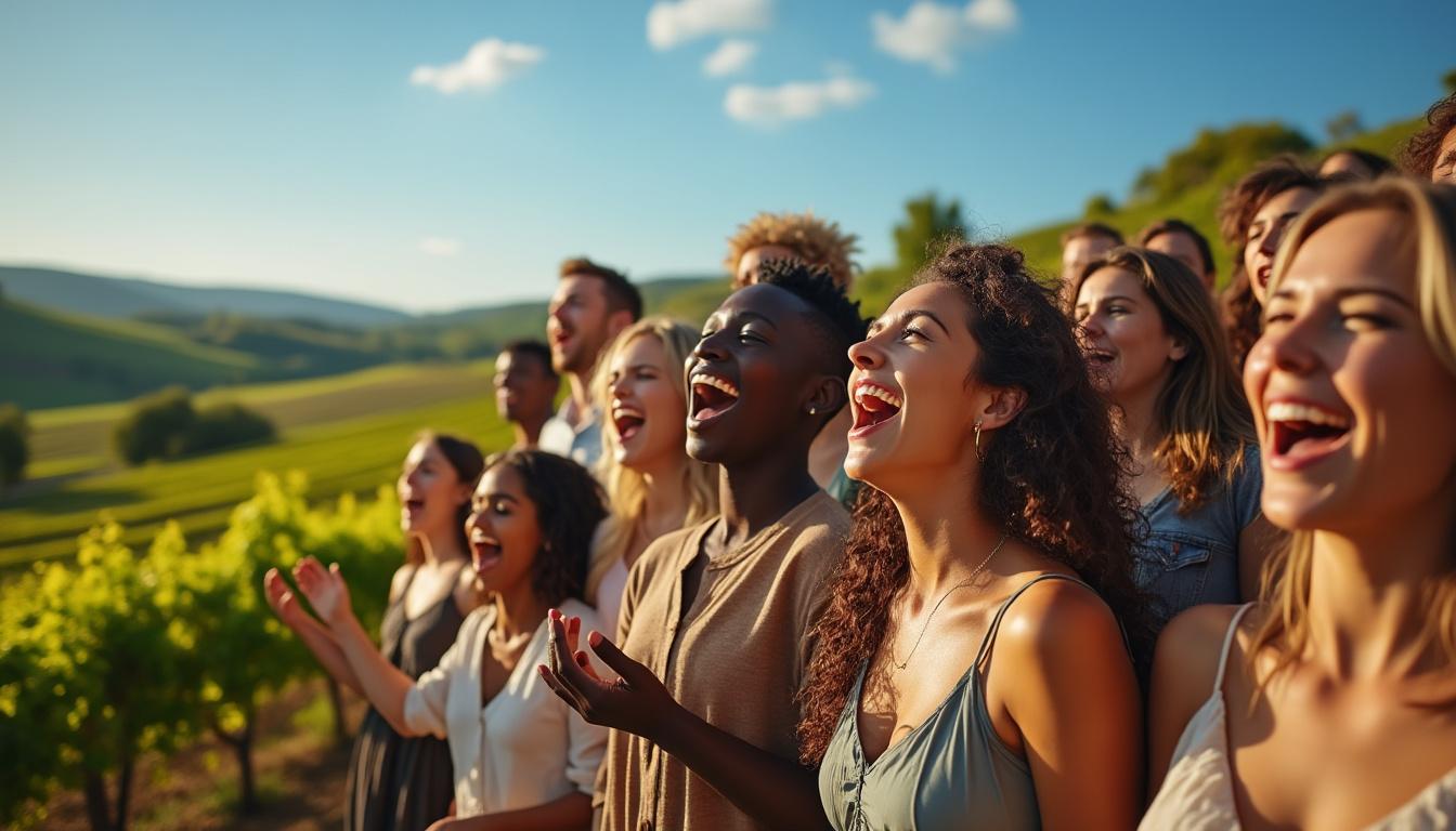 découvrez la joie de chanter en groupe ! notre chorale en gironde accueille de nouveaux chanteurs, débutants ou confirmés. rejoignez-nous pour partager la passion de la musique et vivre de beaux moments ensemble !