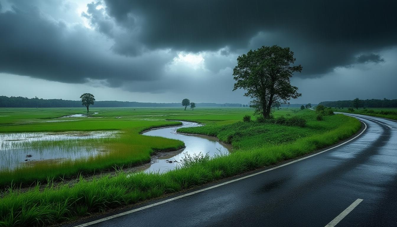 météo france place les landes en vigilance jaune en raison de fortes pluies et d'un risque accru d'inondations. restez informés sur les alertes météo et adoptez les bons réflexes pour votre sécurité.