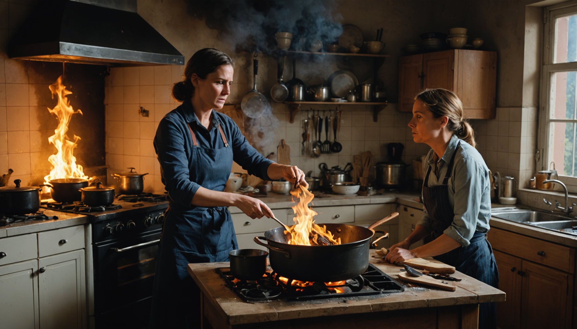 un incendie s'est déclaré dans une cuisine à anglet, pays basque, provoquant l'intoxication d'une femme. découvrez les détails de cet accident domestique et les mesures prises par les secours sur place.