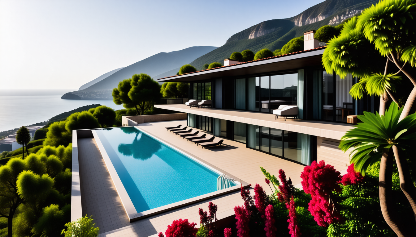 explorez une résidence luxueuse de plusieurs millions d'euros récemment construite dans une charmante ville du pays basque, alliant élégance, confort et vue imprenable sur un cadre enchanteur.