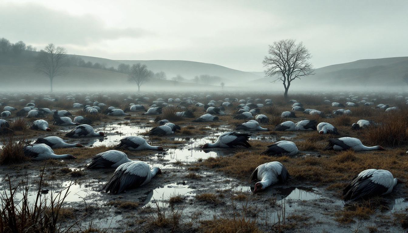 landes : plus de cent grues cendrées retrouvées mortes dans une découverte inquiétante, suscitant des questions sur les causes et l'impact environnemental.